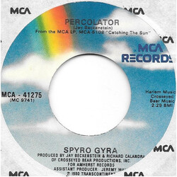 Spyro Gyra Percolator USED VINYL 7INCH 45 RPM