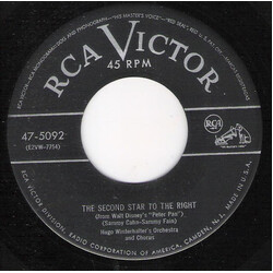 Hugo Winterhalter's Orchestra And Chorus The Second Star To The Right USED VINYL 7INCH 45 RPM