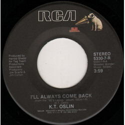 K.T. Oslin I'll Always Come Back / Old Pictures USED VINYL 7INCH 45 RPM