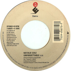 Natalie Cole Unforgettable VINYL 7" USED
