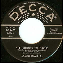 Sammy Davis Jr. Six Bridges To Cross / All Of You USED VINYL 7INCH 45 RPM