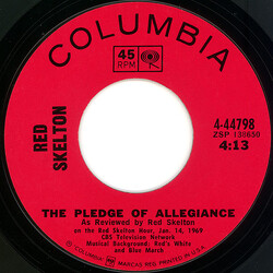 Red Skelton The Pledge Of Allegiance USED VINYL 7INCH