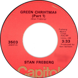 Stan Freberg Green Chri$tma$ USED VINYL 45 RPM 7INCH