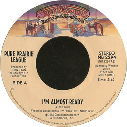Pure Prairie League I'm Almost Ready USED VINYL 7INCH 45 RPM