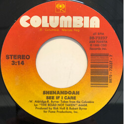 Shenandoah See If I Care / Lily Of The Alley USED VINYL 7INCH 45 RPM