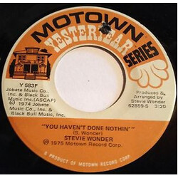 Stevie Wonder Boogie On Reggae Woman USED VINYL 7INCH 45 RPM