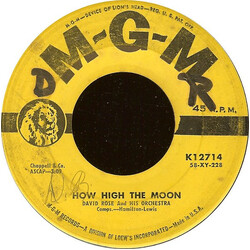 David Rose & His Orchestra How High The Moon USED VINYL 7INCH 45 RPM