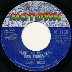 Diana Ross Ain't No Mountain High Enough / Can't It Wait Until Tomorrow USED VINYL 7INCH 45 RPM