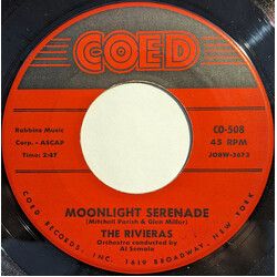 The Rivieras (2) Moonlight Serenade / Neither Rain Nor Snow USED VINYL 7INCH 45 RPM