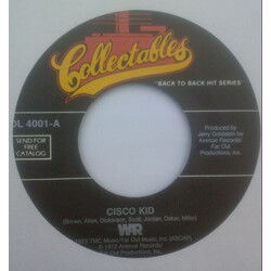 War Cisco Kid / All Day Music USED VINYL 7INCH
