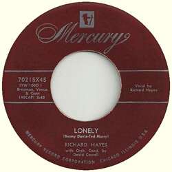 Richard Hayes Lonely USED VINYL 7INCH 45 RPM