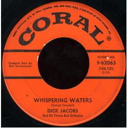 Dick Jacobs Orchestra Whispering Waters USED VINYL 7INCH 45 RPM