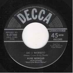 Russ Morgan And His Orchestra Do I Worry? USED VINYL 7INCH 45 RPM
