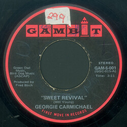 Georgie Carmichael Sweet Revival / Reach Out (Give A Little Love) USED VINYL 7INCH 45 RPM