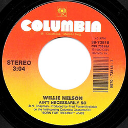 Willie Nelson Ain't Necessarily So USED VINYL 7INCH 45 RPM STEREO