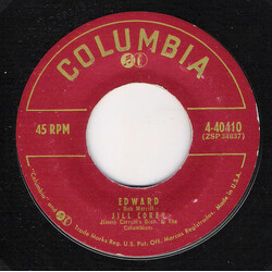 Jill Corey Edward / I'm Not At All In Love USED VINYL 7INCH 45 RPM