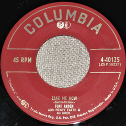 Toni Arden / Percy Faith & His Orchestra Take Me Now / I Wish I Knew USED VINYL 7INCH 45 RPM