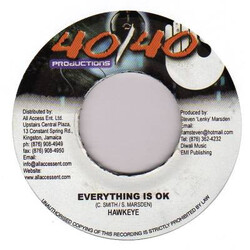 Hawkeye (4) Everything Is Ok USED VINYL 7INCH 45 RPM