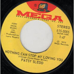 Patsy Sledd Nothing Can Stop Me Loving You / Don't Fight The Feeling USED VINYL 7INCH 45 RPM STEREO