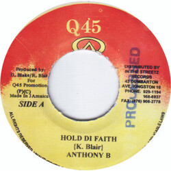 Anthony B / Captain Barkey Hold Di Faith / Talk To Di Hand USED VINYL 7INCH 45 RPM