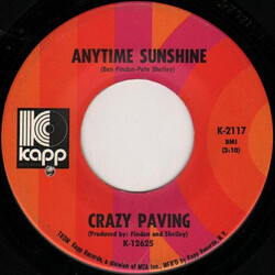 Crazy Paving Anytime Sunshine / Sweet Brandy USED VINYL 7INCH 45 RPM