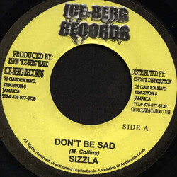 Sizzla Don't Be Sad USED VINYL 7INCH 45 RPM