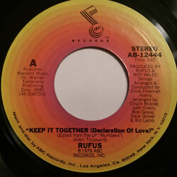 Rufus Keep It Together USED VINYL 7INCH 45 RPM