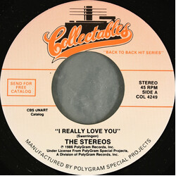 The Stereos / Horst Jankowski I Really Love You / A Walk In The Black Forest USED VINYL 7INCH 45 RPM STEREO