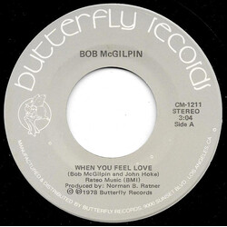 Bob McGilpin When You Feel Love / Moon Dancin' USED VINYL 7INCH 45 RPM