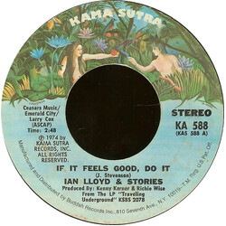 Ian Lloyd / Stories If It Feels Good, Do It USED VINYL 7INCH 45 RPM