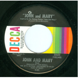 John And Mary (2) John And Mary / Misirlou USED VINYL 7INCH 45 RPM