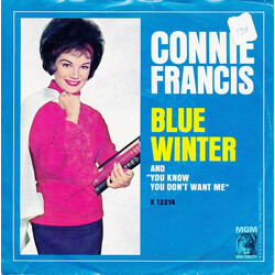 Connie Francis Blue Winter / You Know You Don't Want Me USED VINYL 7INCH 45 RPM