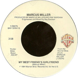 Marcus Miller My Best Friend's Girlfriend / Just What I Needed USED VINYL 7INCH 45 RPM