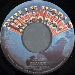 Bryan Loren Lollipop Luv USED VINYL 7INCH 45 RPM