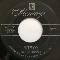 Ann McCormack Whirlpool USED VINYL 7INCH 45 RPM