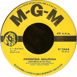 José Melis Argentina Ballerina USED VINYL 7INCH 45 RPM