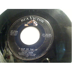 Kathy Barr Welcome Mat / A Slip Of The Lip USED VINYL 7INCH 45 RPM