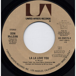 Don McLean La La Love You USED VINYL 7INCH 45 RPM