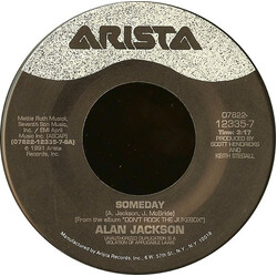 Alan Jackson (2) Someday USED VINYL 7INCH 45 RPM