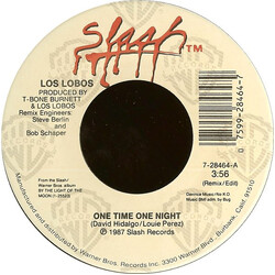 Los Lobos One Time One Night USED VINYL 7INCH 45 RPM SINGLE