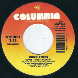 Doug Stone Sometimes I Forget USED VINYL 7INCH 45 RPM STEREO
