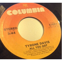 Tyrone Davis All You Got / I Got Carried Away USED VINYL 7INCH 45 RPM