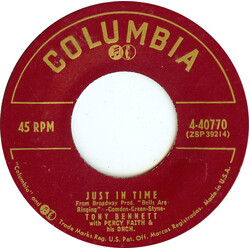 Tony Bennett Just In Time / The Autumn Waltz USED VINYL 7INCH 45 RPM
