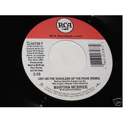 Martina McBride Cry On The Shoulder Of The Road (Remix) USED VINYL 7INCH 45 RPM SINGLE