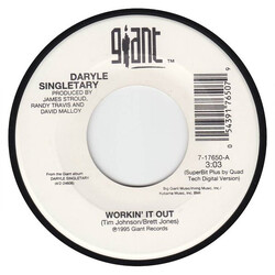Daryle Singletary Workin' It Out USED VINYL 7INCH 45 RPM SINGLE