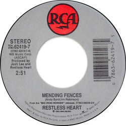Restless Heart Mending Fences USED VINYL 7INCH