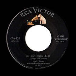Jaye P. Morgan My Bewildered Heart / Not One Goodbye USED VINYL 7INCH 45 RPM