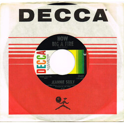 Jeannie Seely How Big A Fire USED VINYL 7INCH 45 RPM
