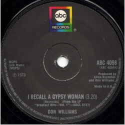 Don Williams (2) I Recall A Gypsy Woman USED VINYL 7INCH