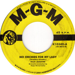 Billy Eckstine No Orchids For My Lady / Bewildered USED VINYL 7INCH 45 RPM